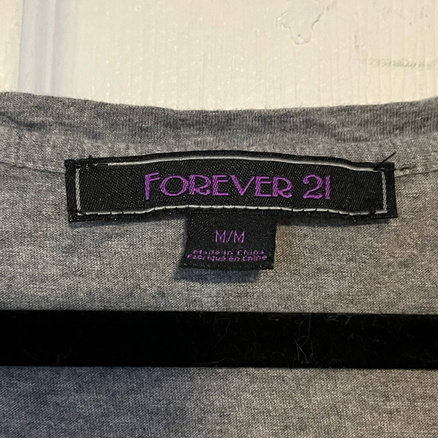 Forever 21 Embellished Graphic Face Tee - Size M