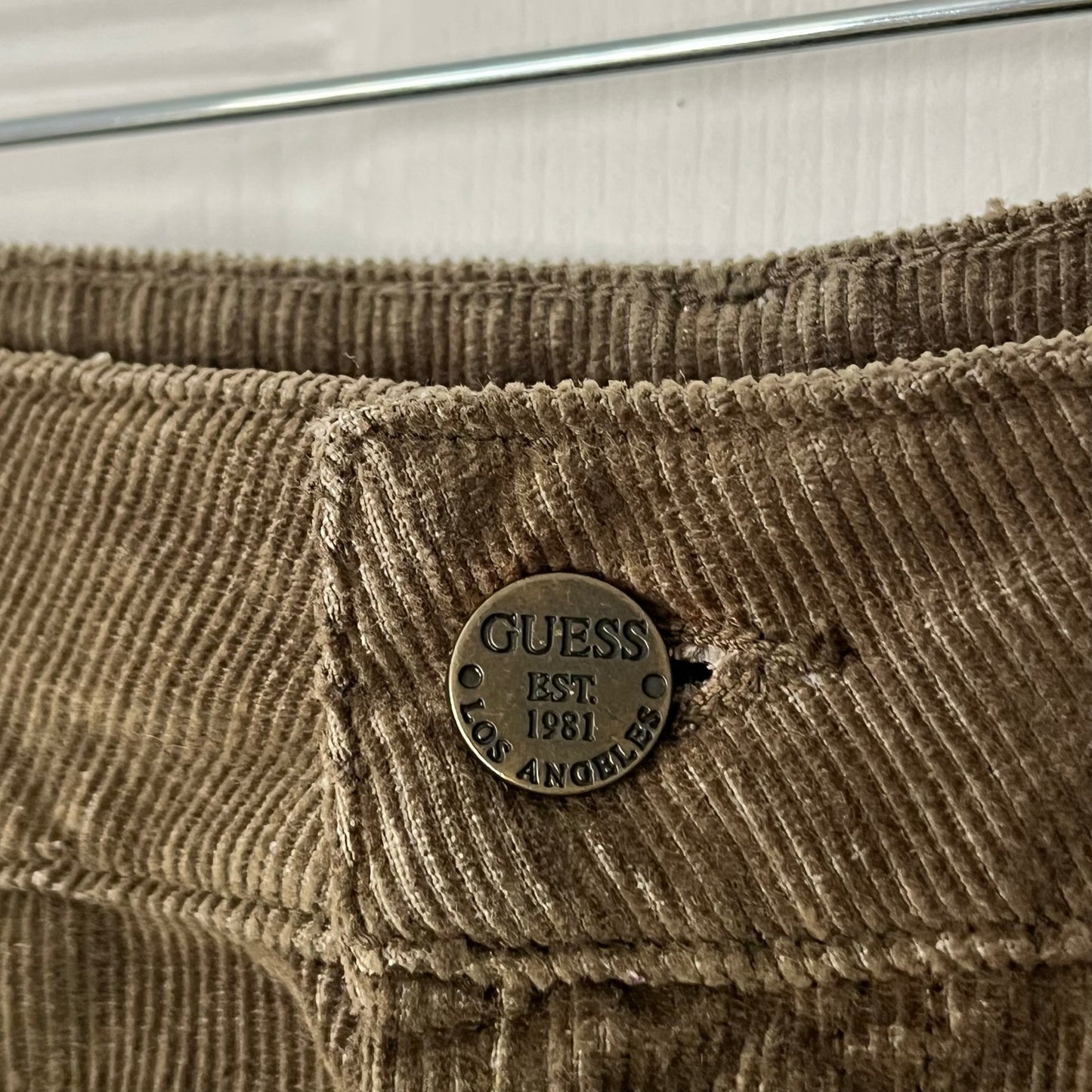 Guess Studded Corduroy Cutoff Shorts - Size 27