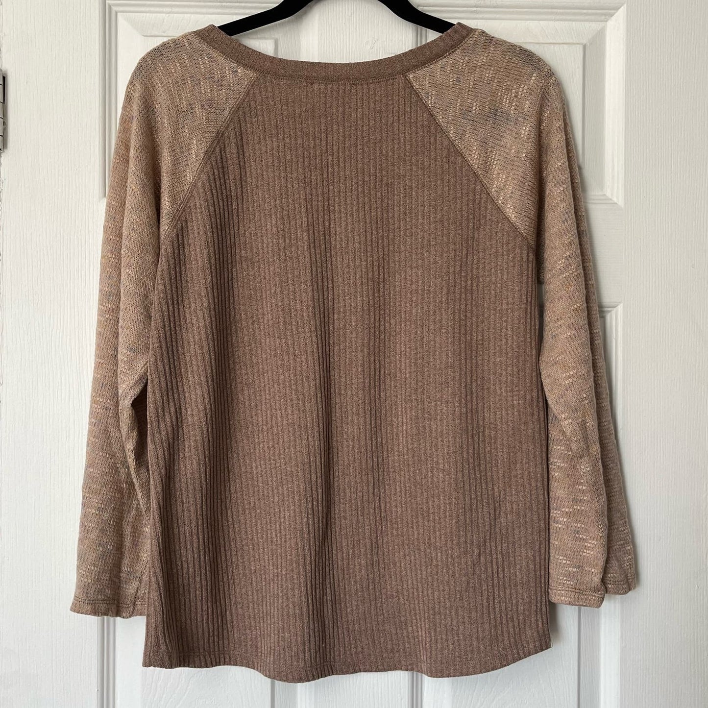 Kori America Ribbed Raglan Knit Top - Size UNKNOWN*