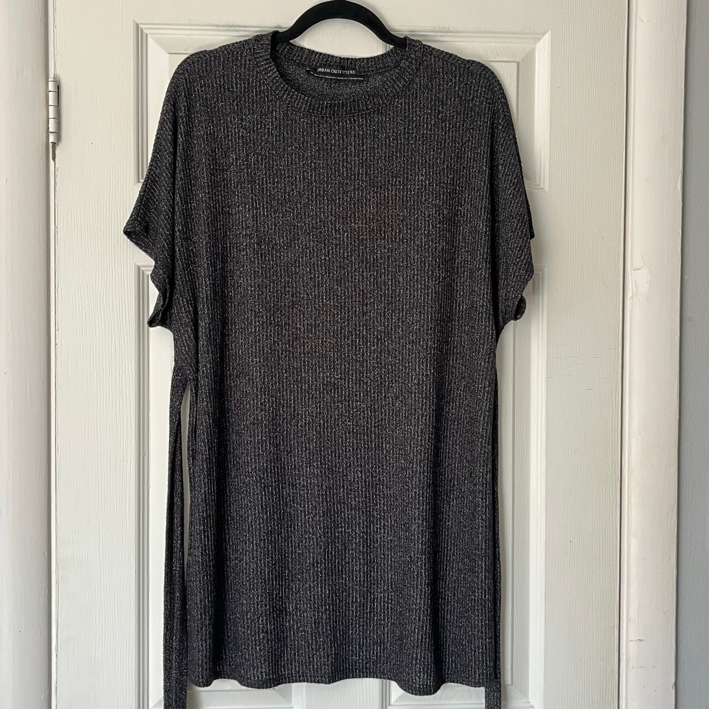 Urban Outfitters Ribbed Knit Tie-Waist Top - Size S