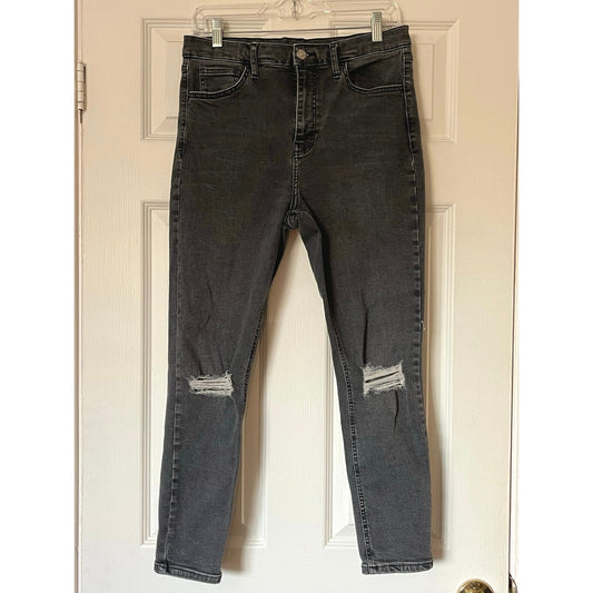 Topshop Distressed Skinny Jeans - Size 32x30
