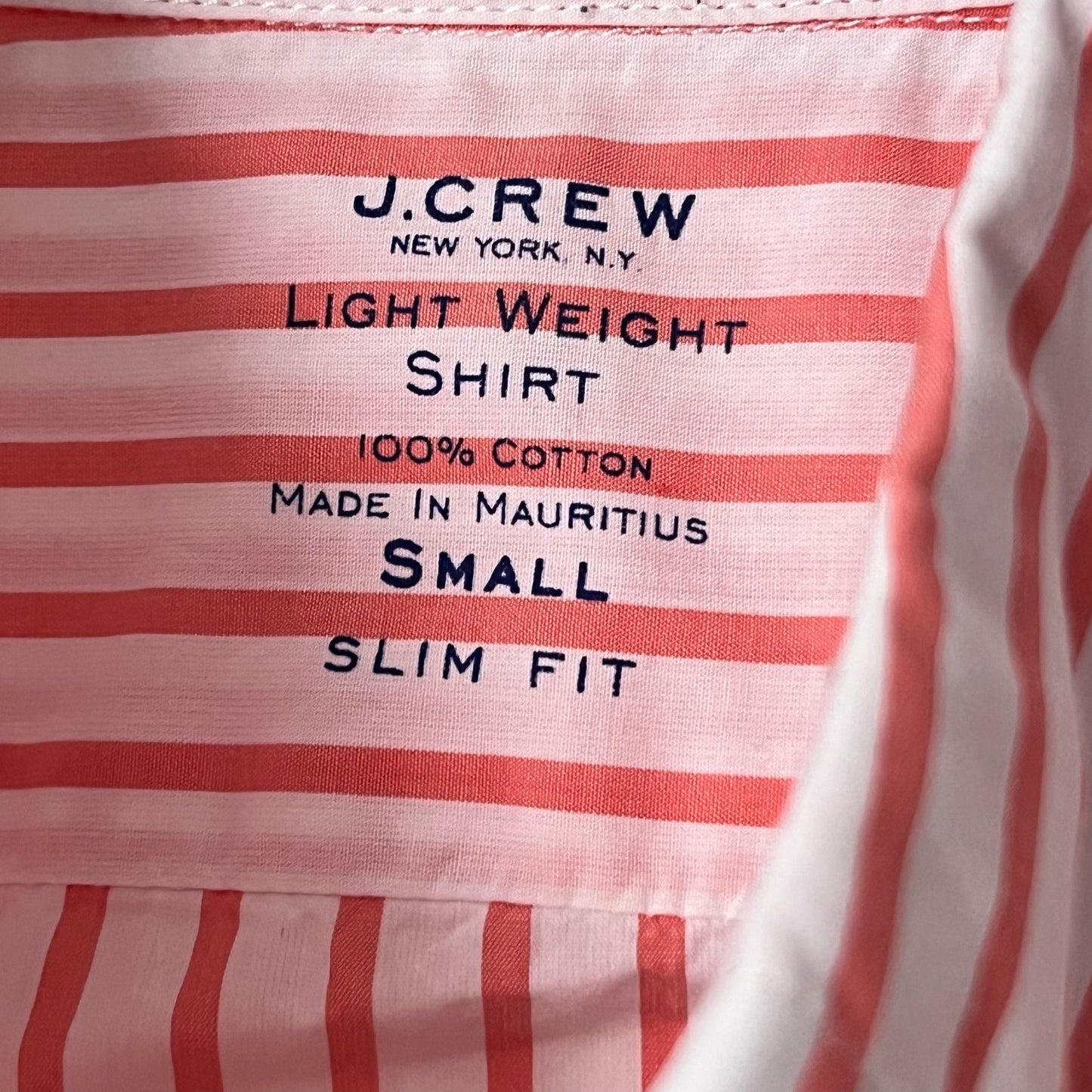J. Crew Light Weight Slim Fit Button-Down Shirt - Size S