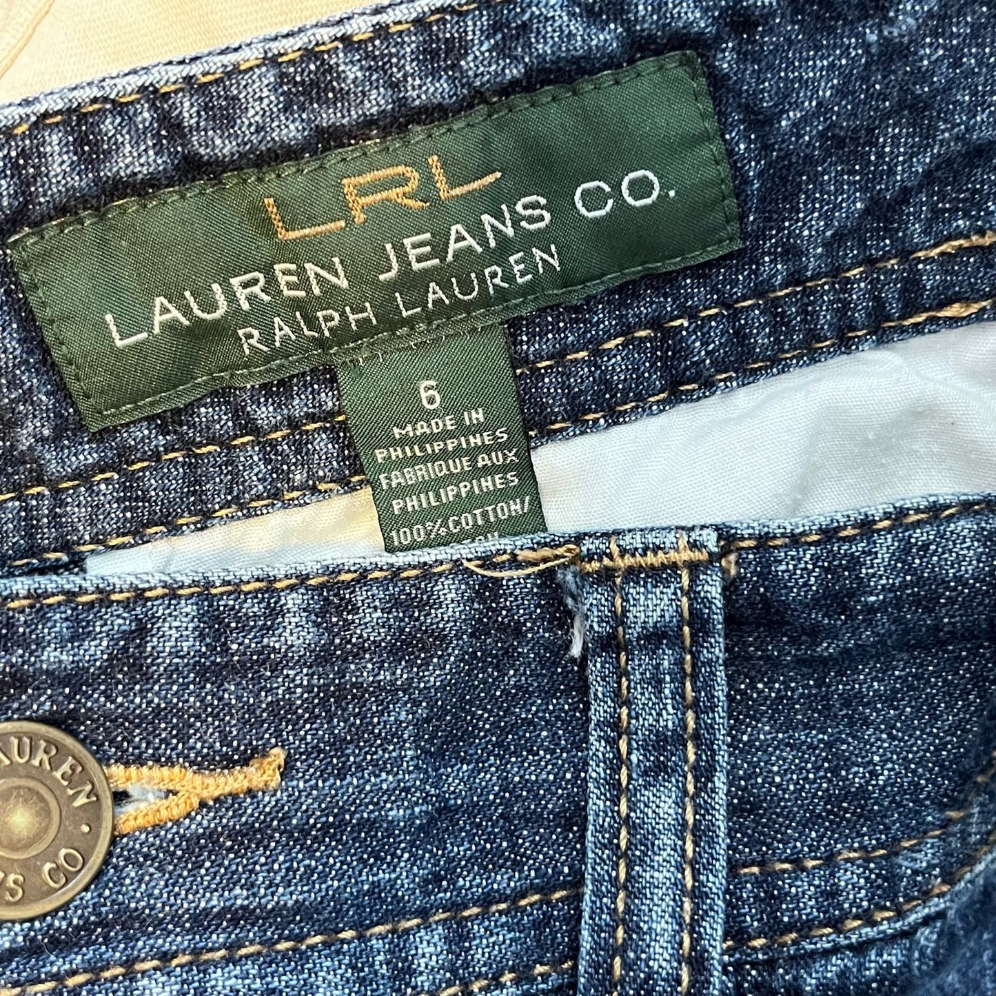 LRL Lauren Jeans Co. Denim Shorts - Size 6