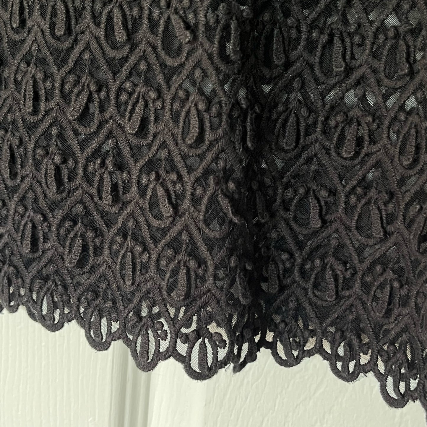 Banana Republic Mesh Lacy Embroidered Top - Size M