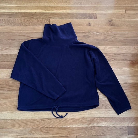 Aerie Cowl Neck Fleece Top - Size S