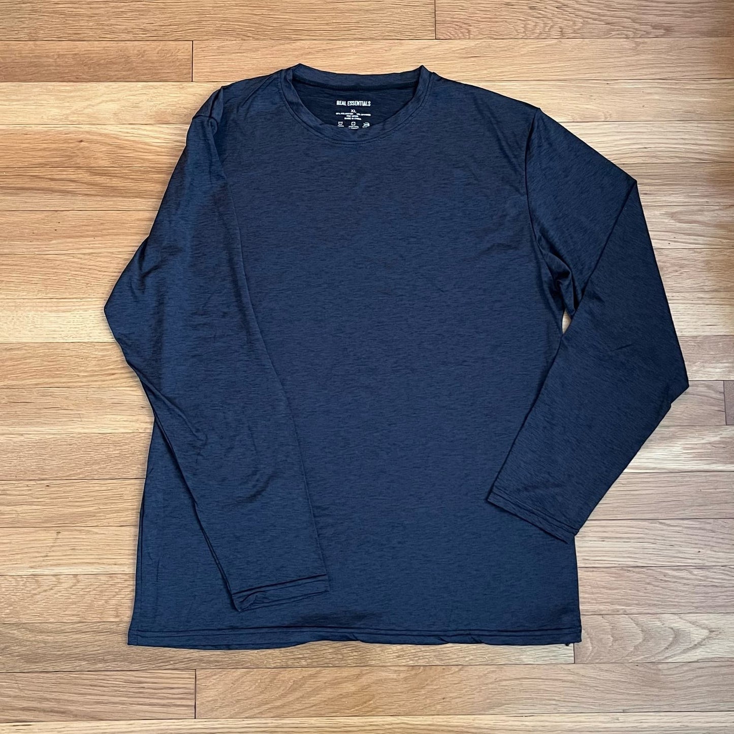 Real Essentials Long-Sleeved Workout Top - Size XL