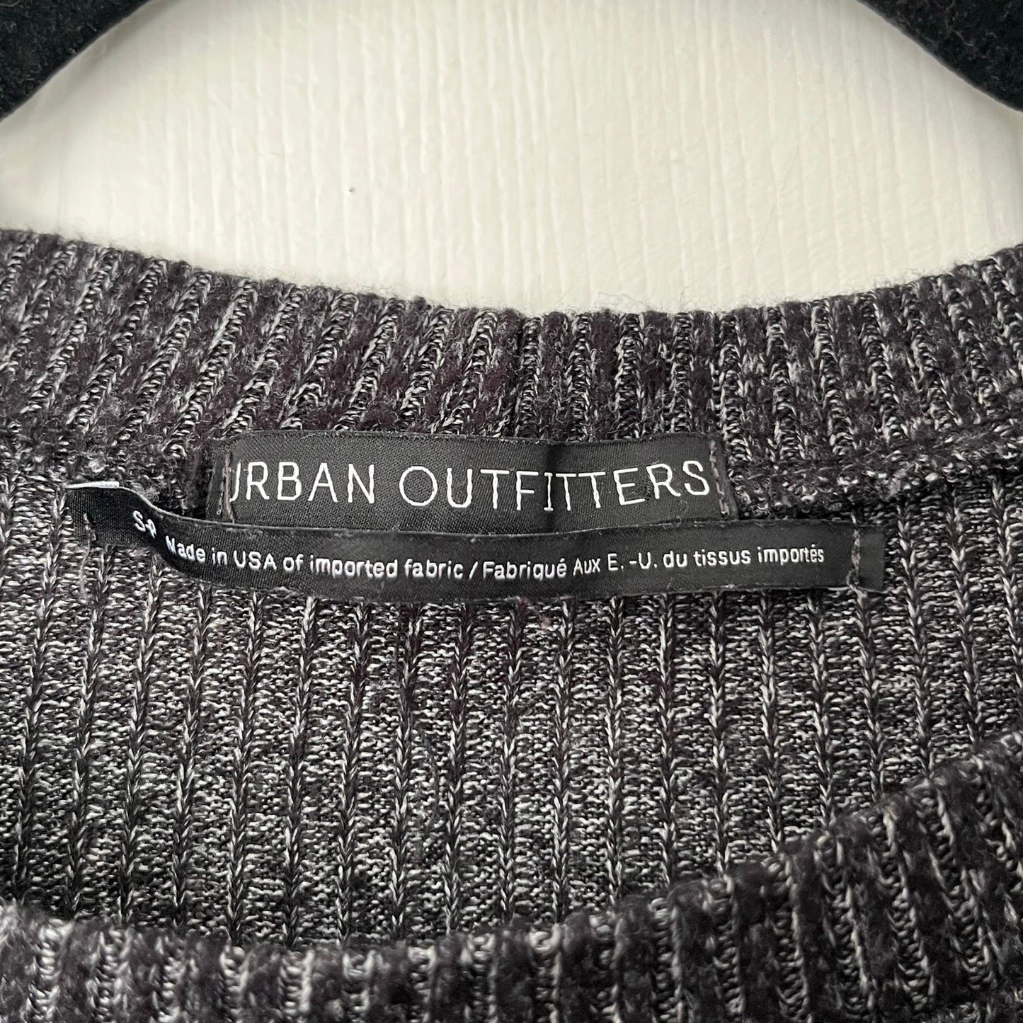 Urban Outfitters Ribbed Knit Tie-Waist Top - Size S