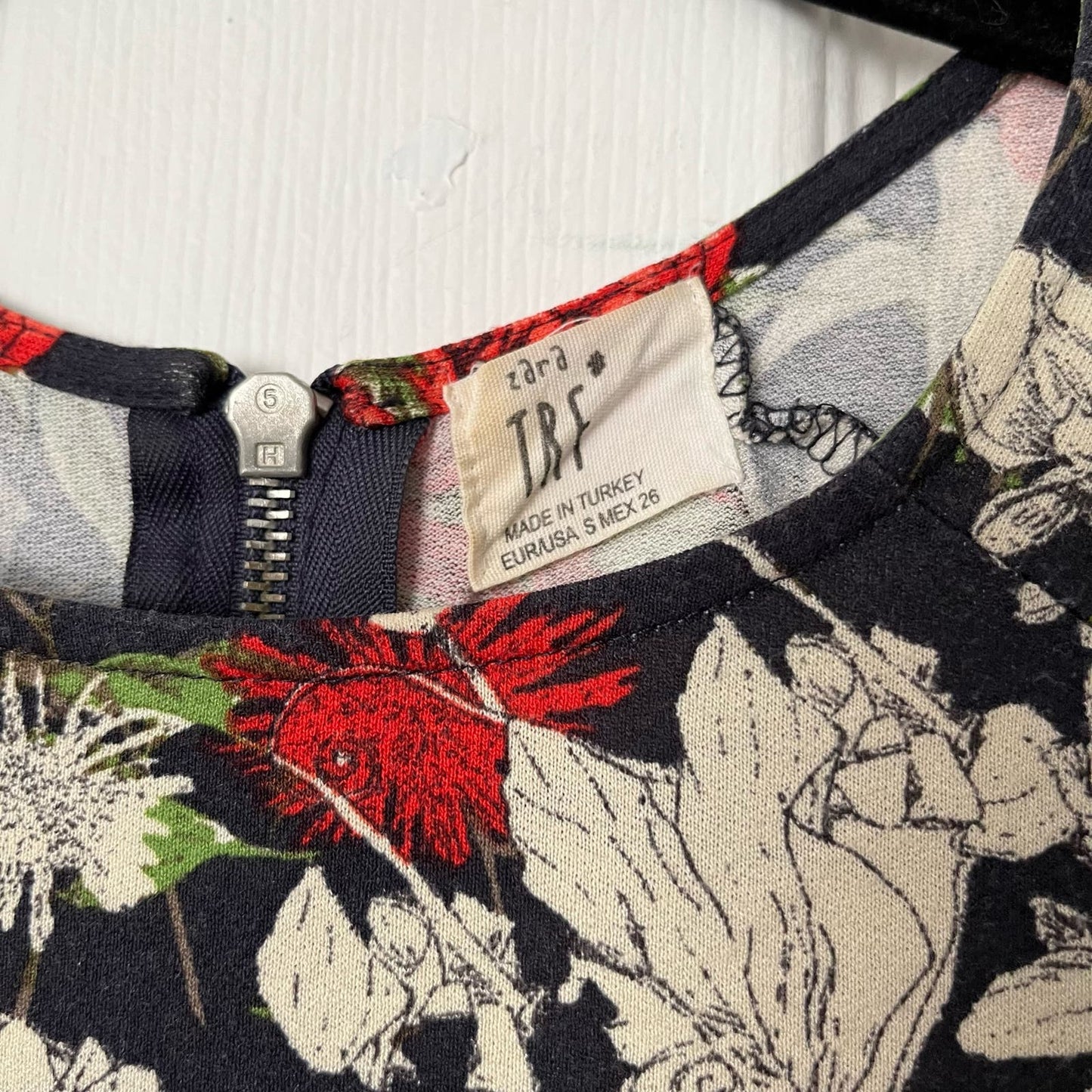 Zara TRF Back-Zip Swing Dress - Size S