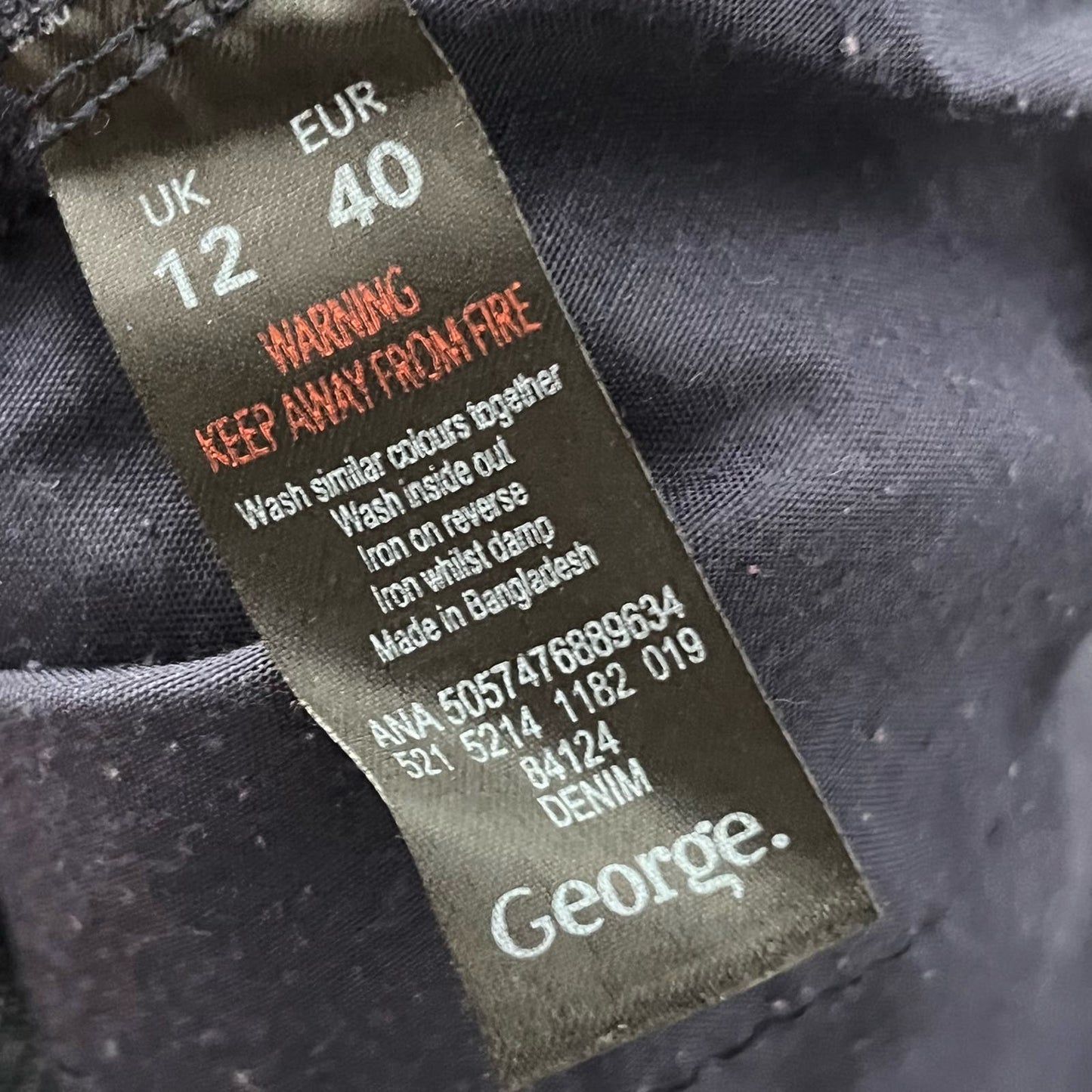 George Linen Blend Cropped Drawstring Pants - Size 12 (UK)