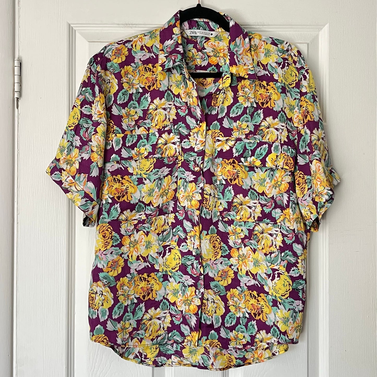 Zara Floral Blouse - Size XS