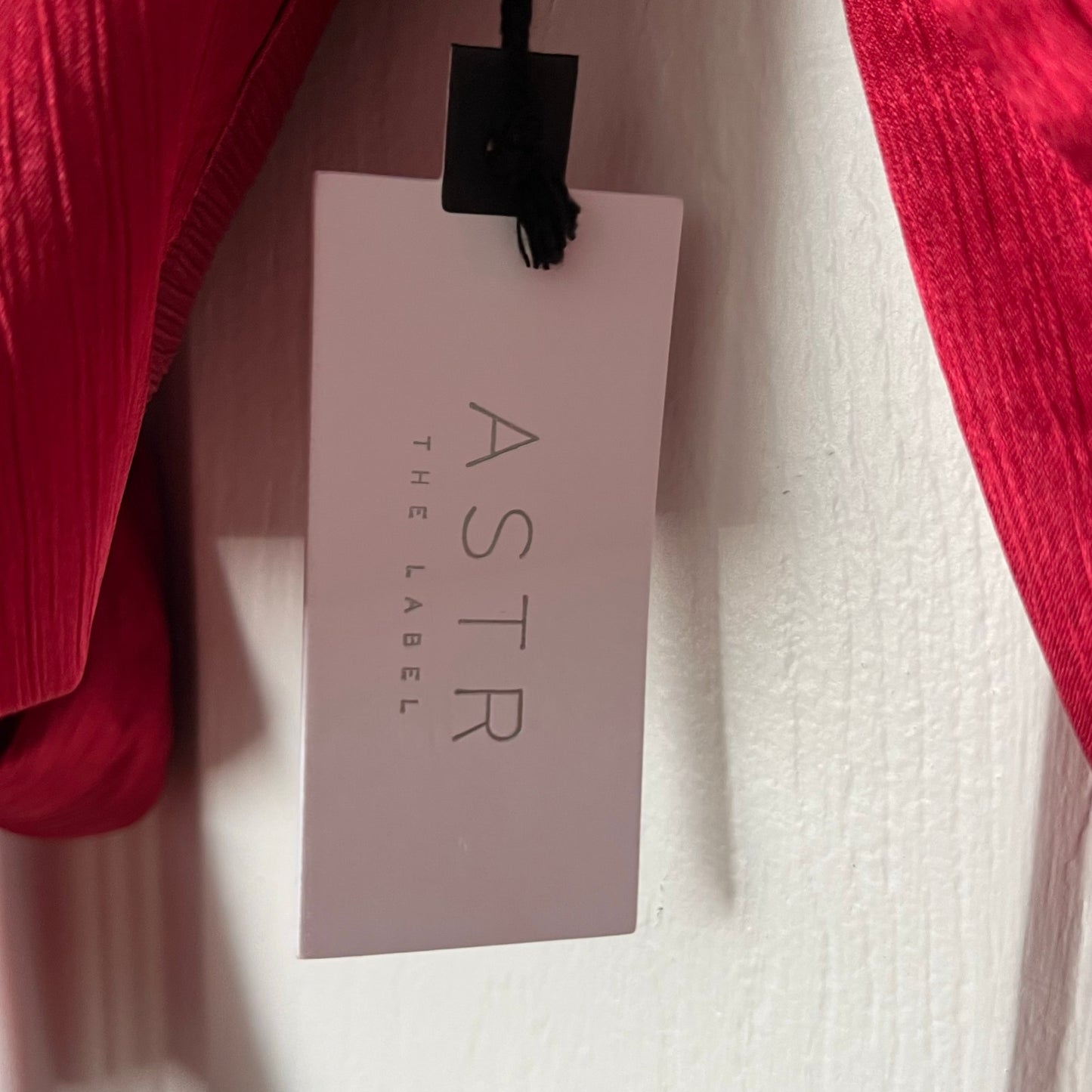 ASTR The Label Cropped Open Back Blouse - Size L