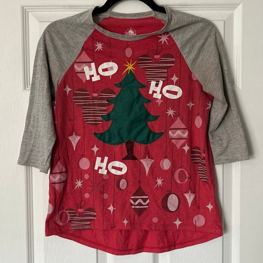 Disney Christmas Raglan Tee - Size XS