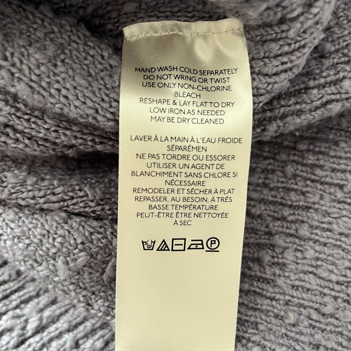 Free People Textured Henley Knit Hoodie Sweater - Size S