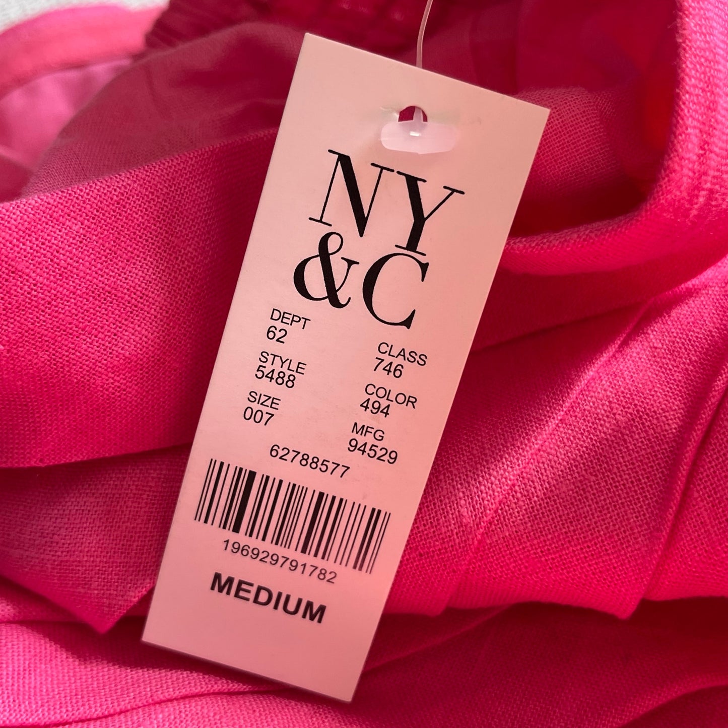 NY&C Strapless Pleated Bodice Romper - Size M - NWT