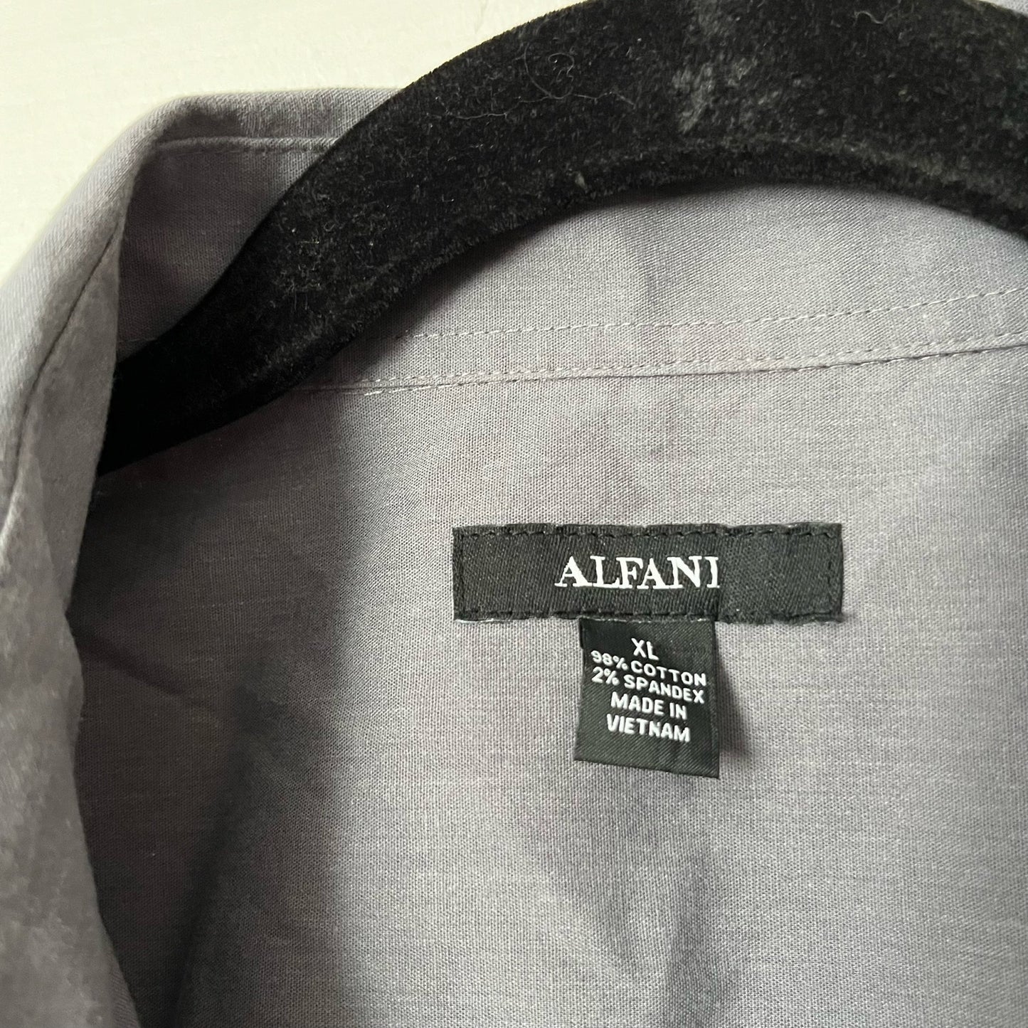 Alfani Short Sleeved Button-Down Shirt - Size XL