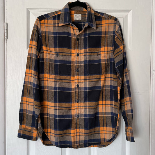 J. Crew Flannel Button-Down Plaid Shirt - Size XS