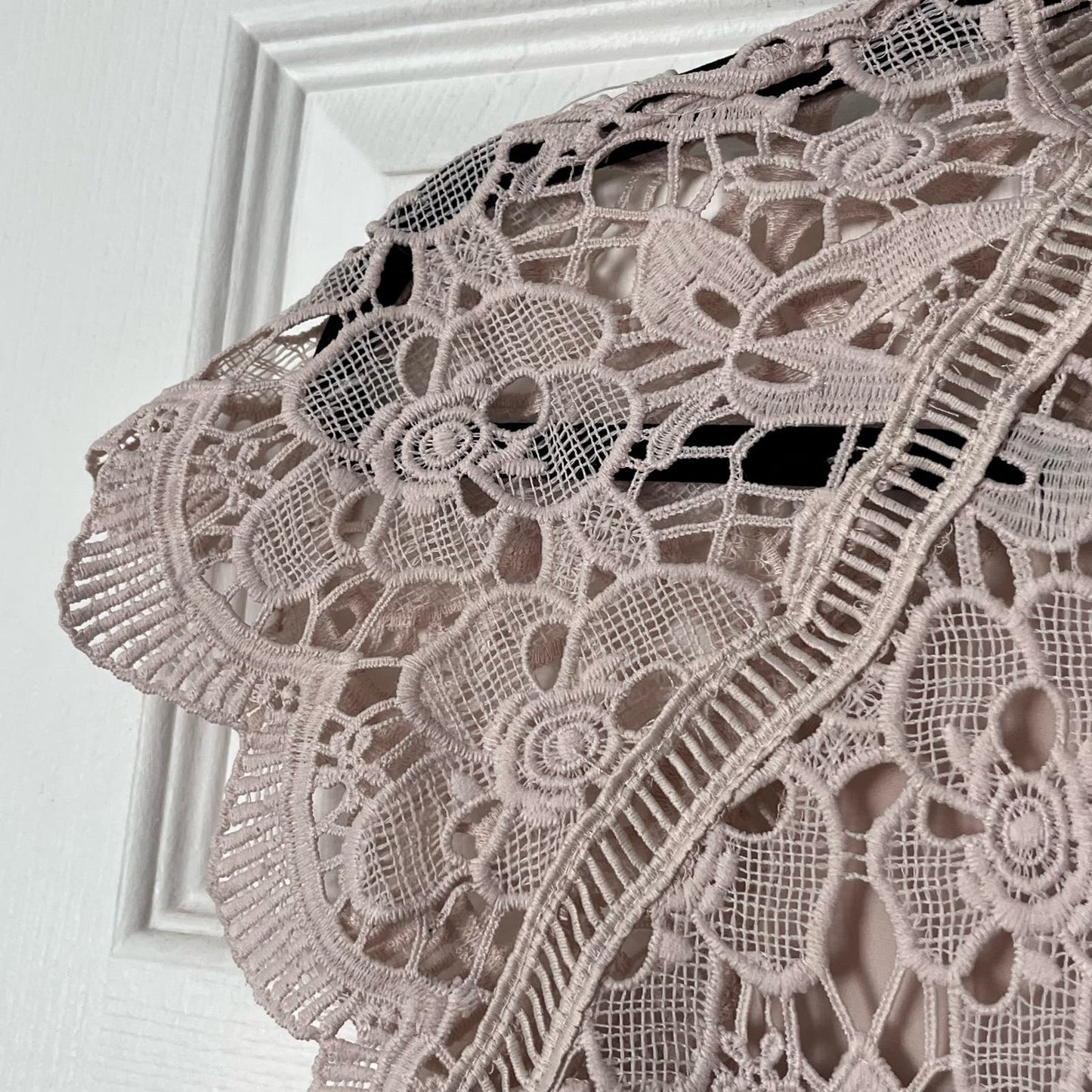 Allison New York Crochet Overlay Dress - Size S - NWT