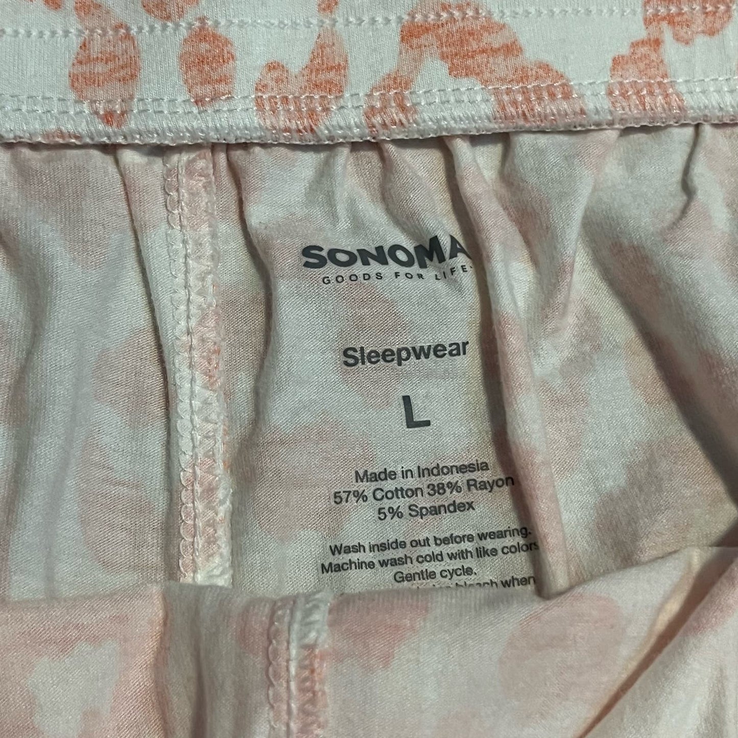 Sonoma Sleepwear Leopard Print Shorts - Size L