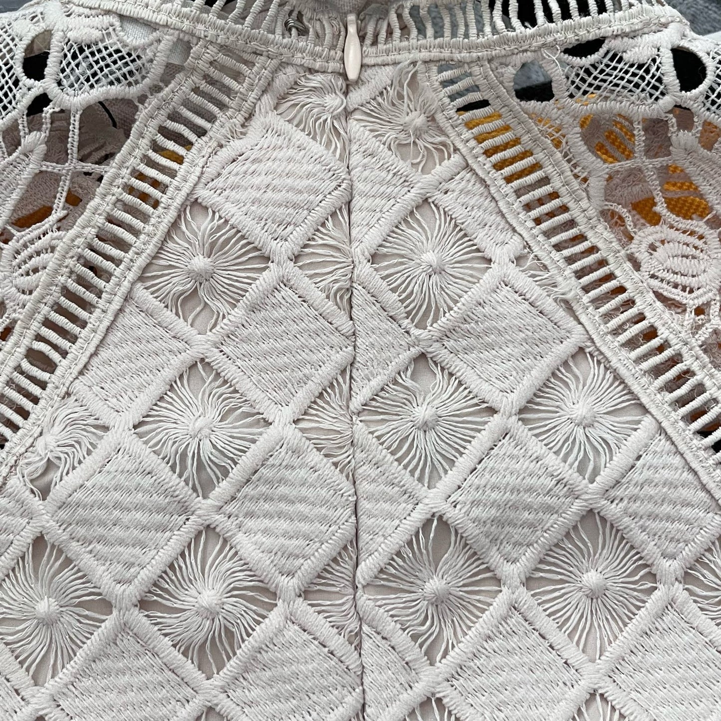 Allison New York Crochet Overlay Dress - Size S - NWT