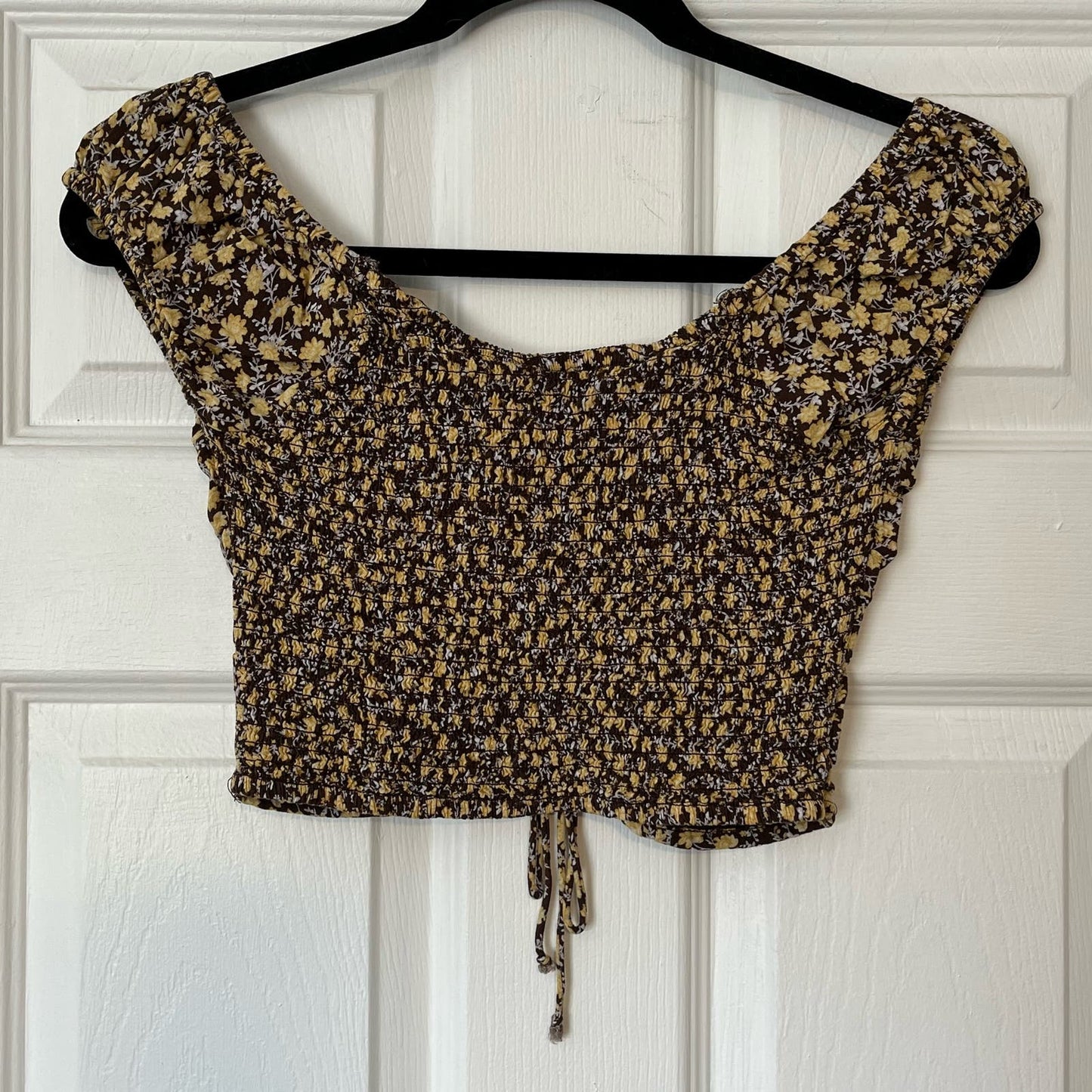 Japna Ruched Front Smocked Back Top - Size XS