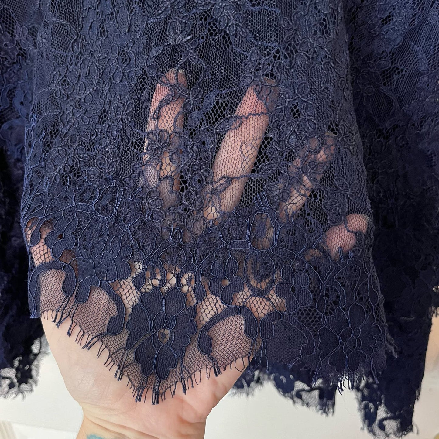 Joie Dress w/Tiered Lace Skirt - Size XS?
