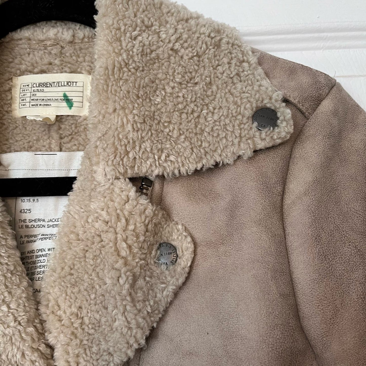 Current/Elliott Sherpa Jacket - Size S/M*