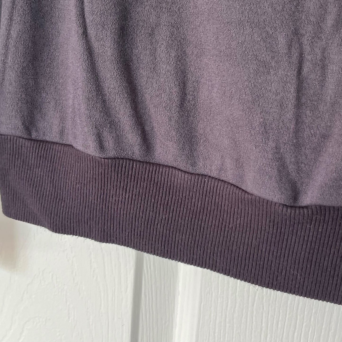 Hard Tail Lightweight Ruffle Trim Sweatshirt - Size S