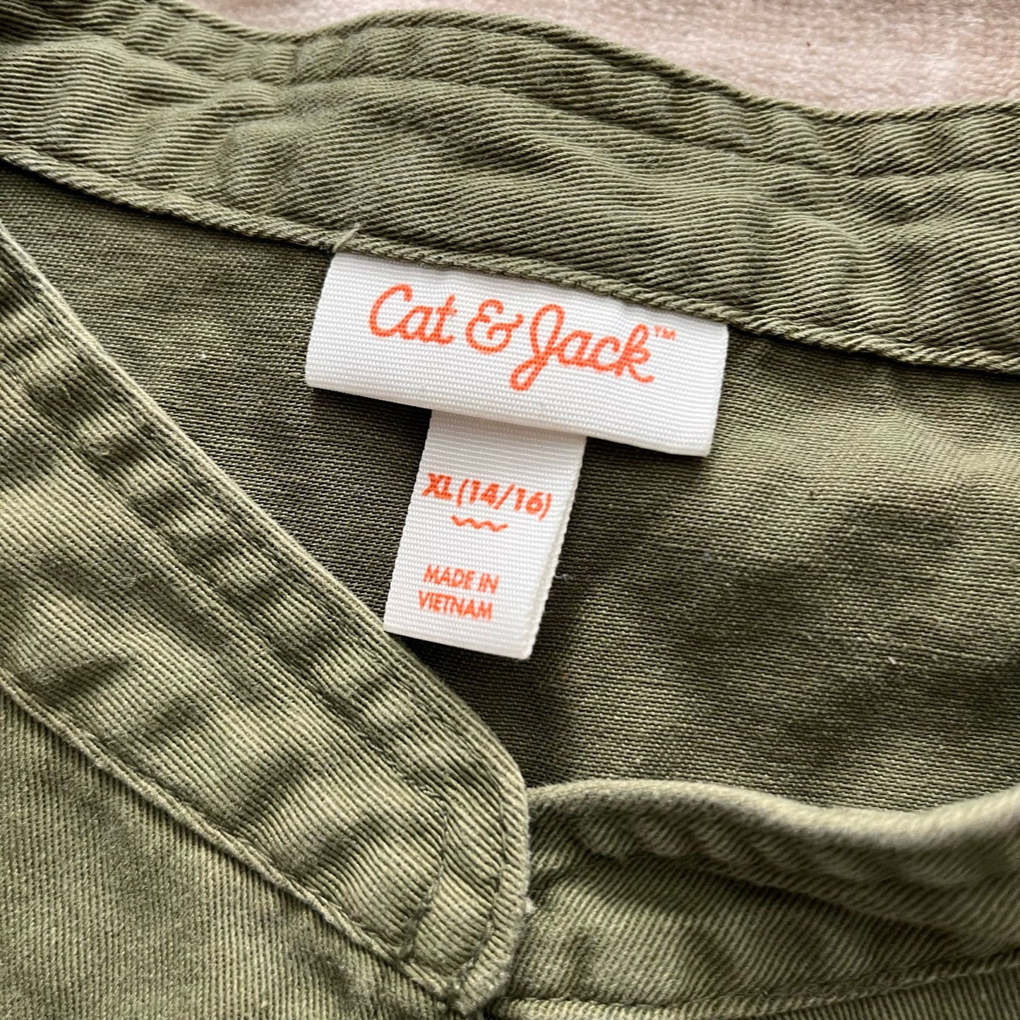 Cat & Jack Open Front Vest - Size XL (14-16)