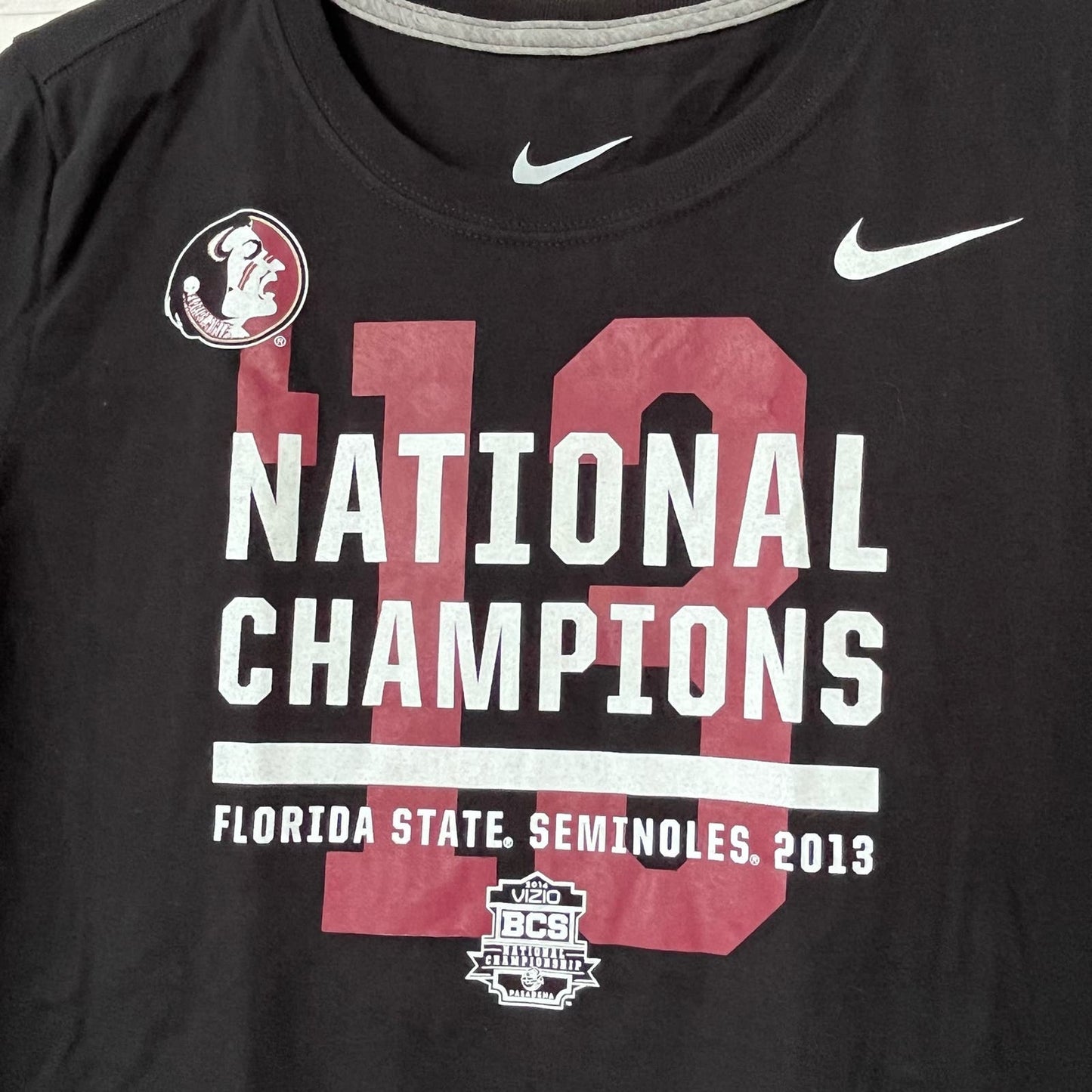 Nike Florida State Seminoles National Champs Tee - Size L