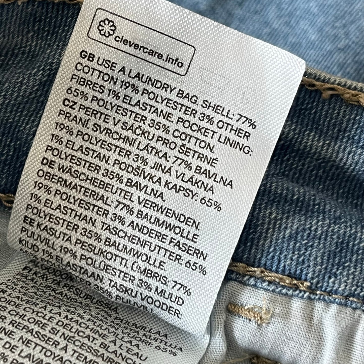 H&M &denim Denim Cutoff Skirt - Size 10