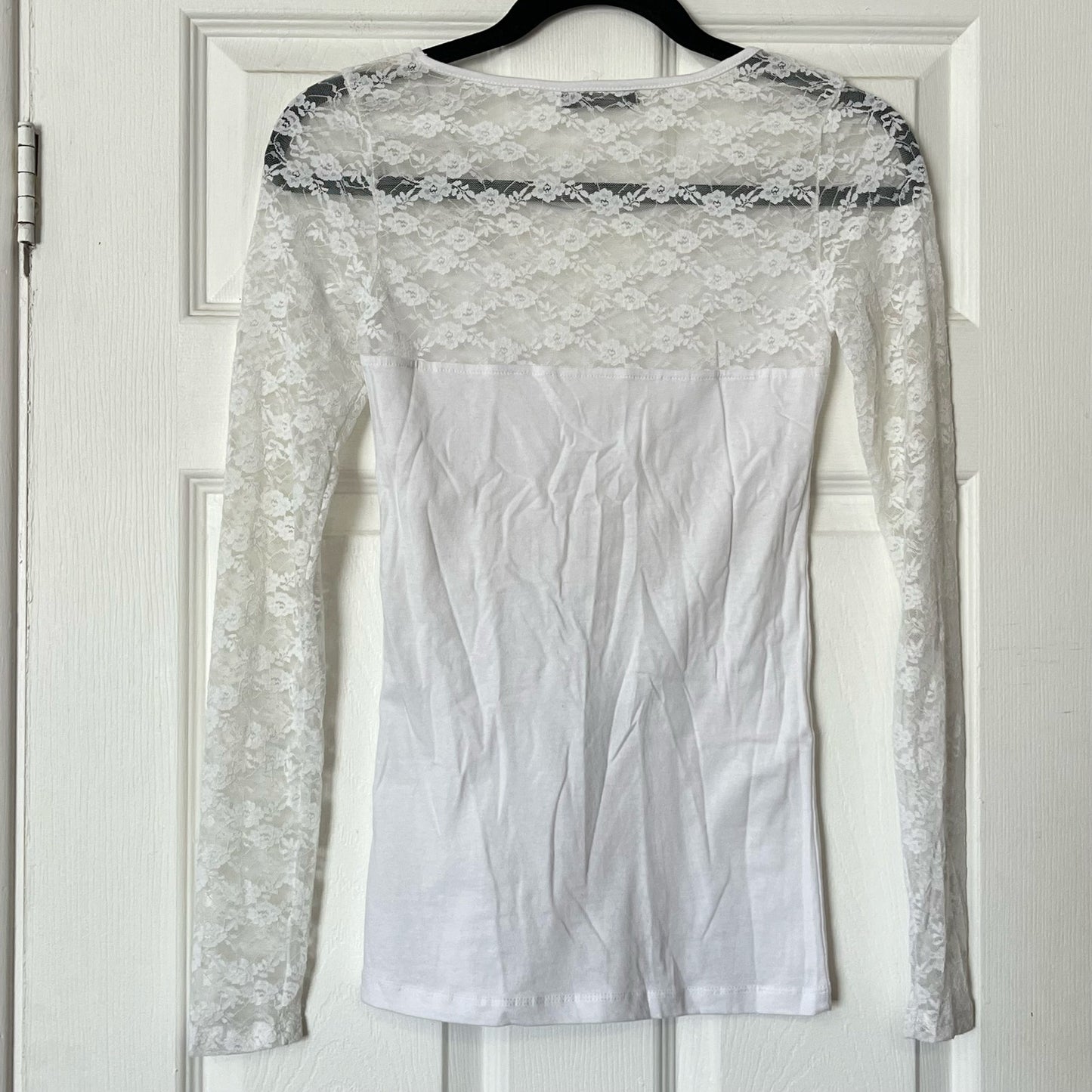 Bozzolo Lace-Sleeve Top - Size UNKNOWN