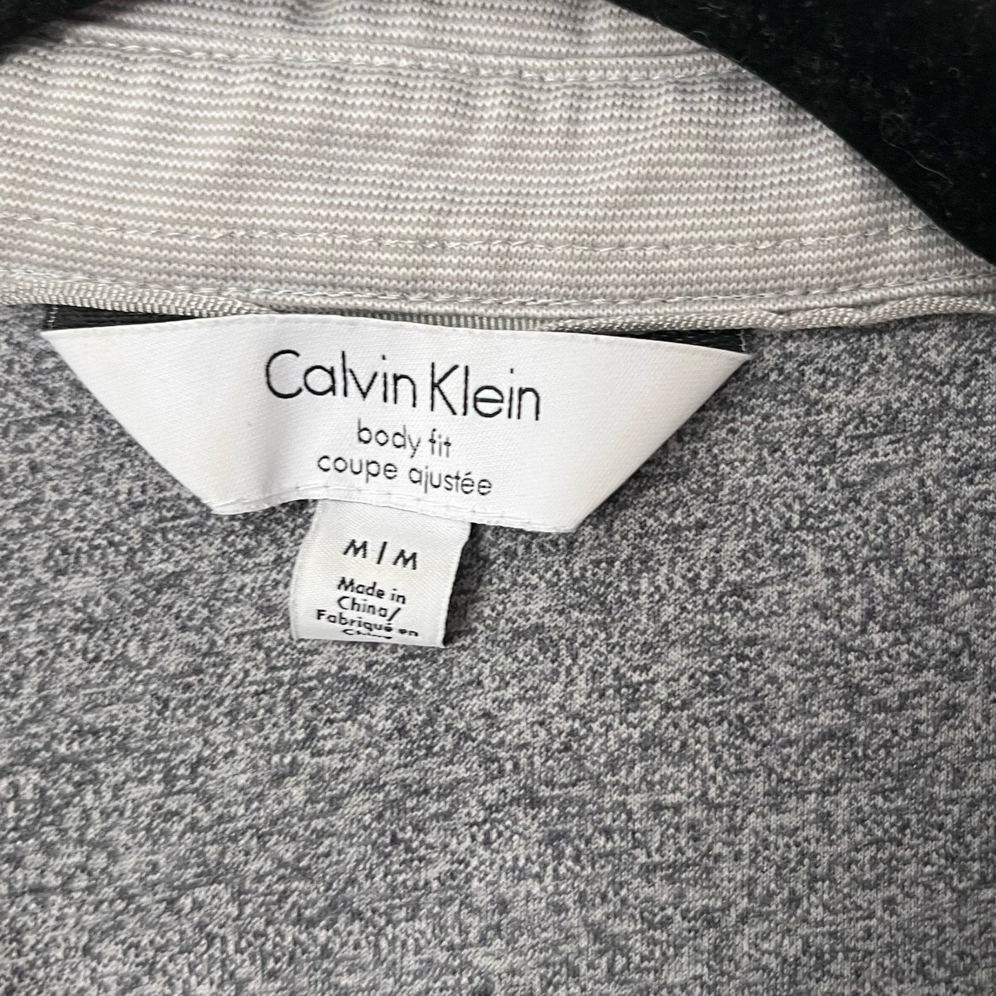Calvin Klein Body Fit Contrast Collar Polo - Size M