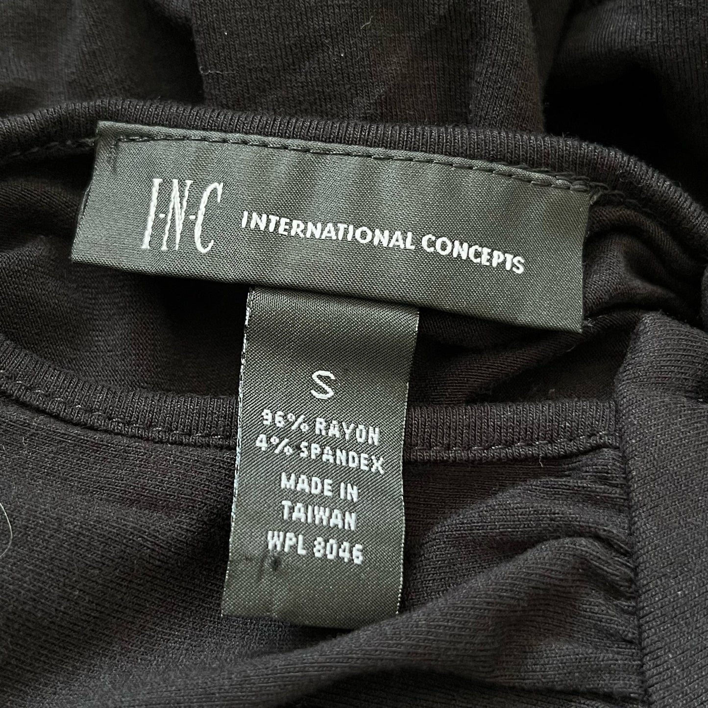 I.N.C. International Concepts Ruffle-Front Mock Neck Top - Size S