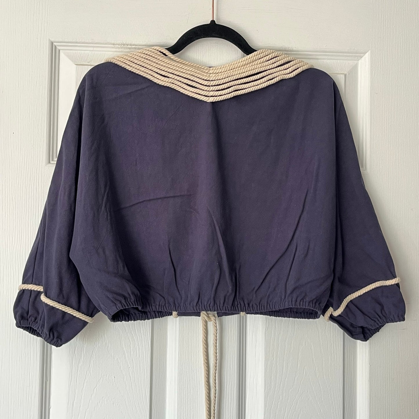 Anthropologie Rope-Trim Shrug - One Size