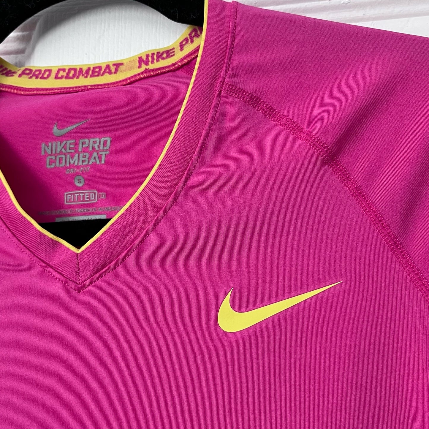 Nike Pro Combat Dri-Fit V-Neck Tee - Size S
