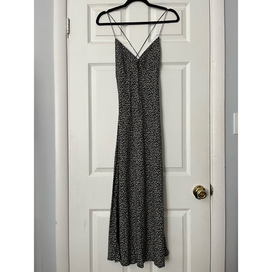Beige Botany Floral Tie-Back Dress - Size M