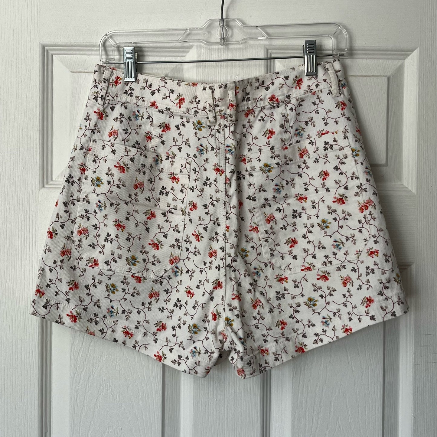Rebecca Taylor Floral Denim Shorts - Size 30