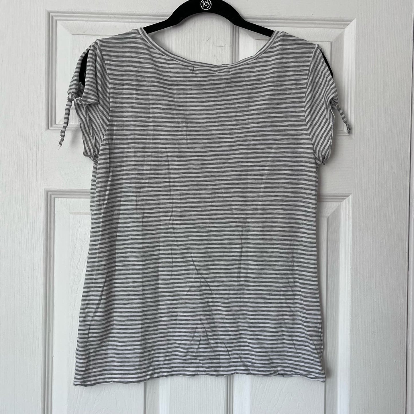 Gap Striped Tie-Sleeve Tee - Size S