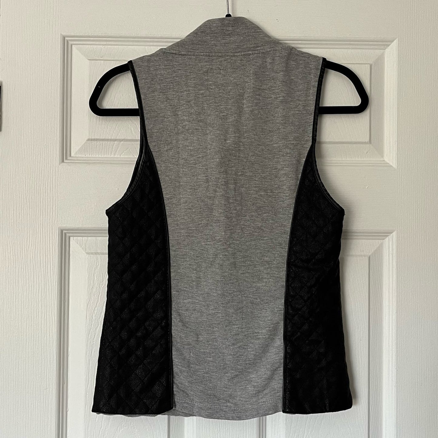 Tart Collections Faux Leather Jersey-Lined Vest - Size S