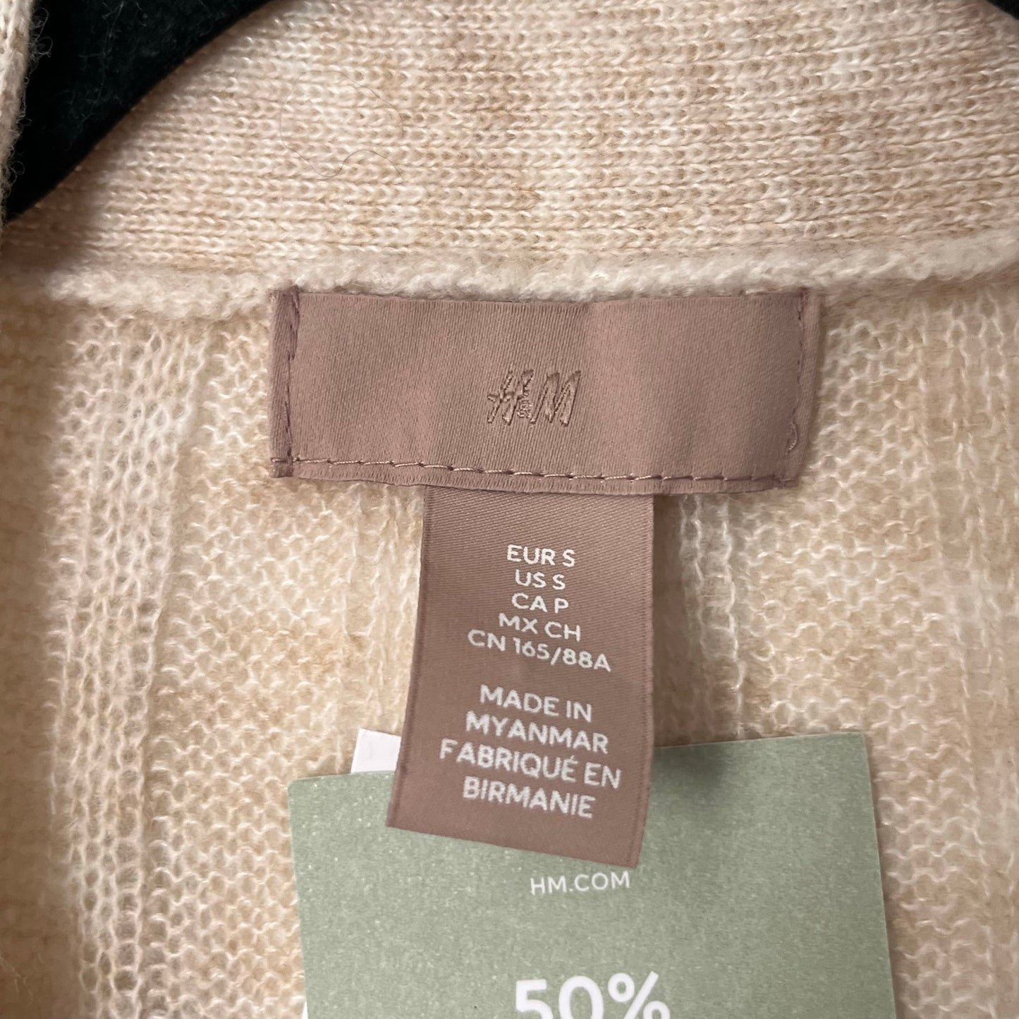 H&M Lightweight Ribbed Cardigan - Size S - NWT