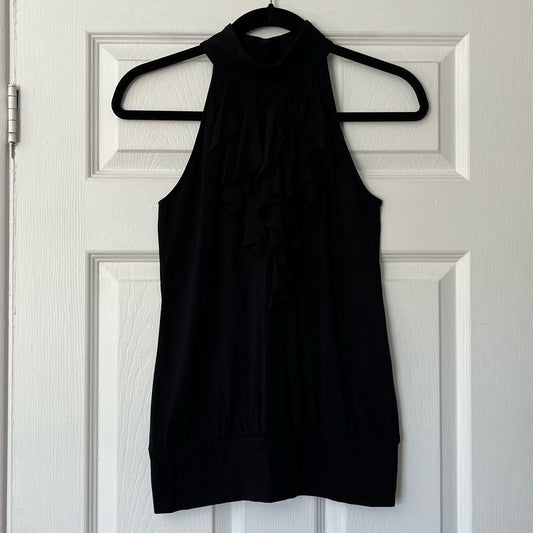 I.N.C. International Concepts Ruffle-Front Mock Neck Top - Size S