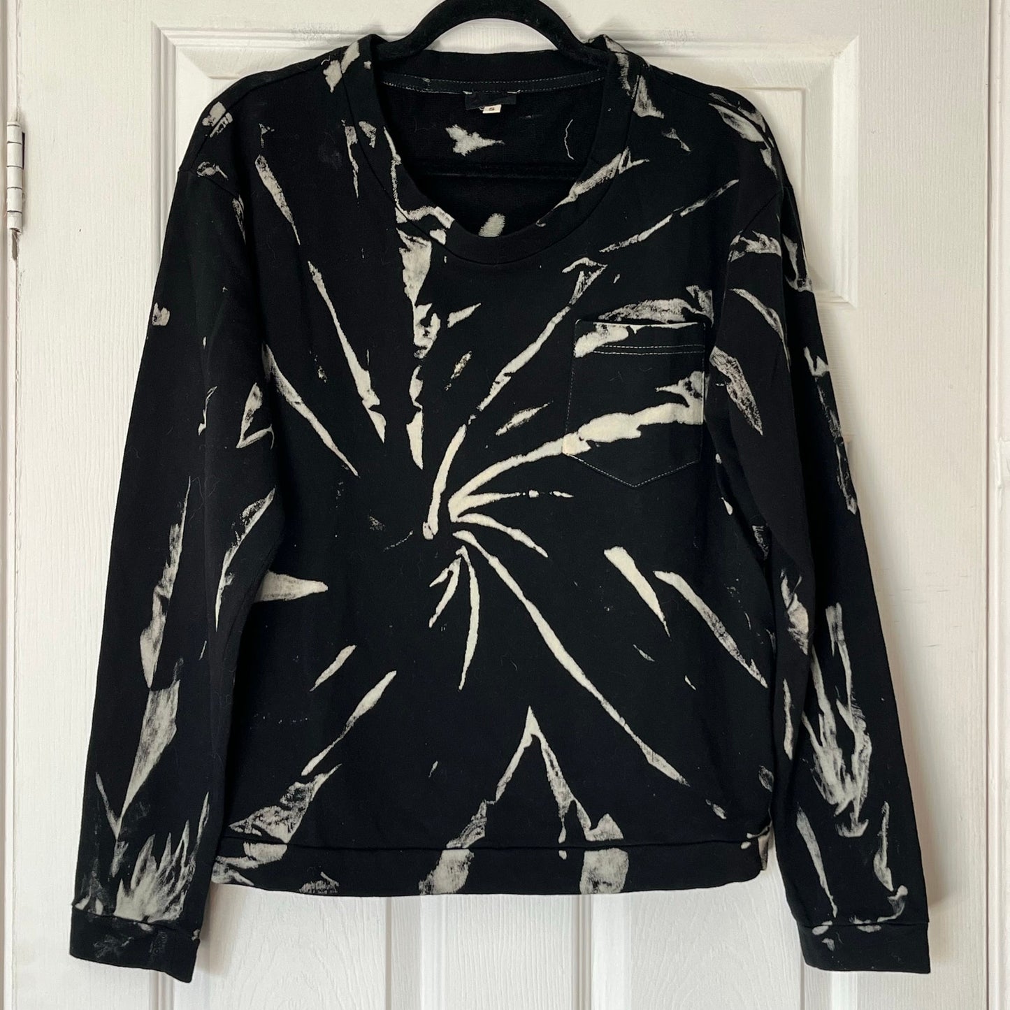 POL Tie-Dye Lightweight Pocket Sweatshirt - Size S