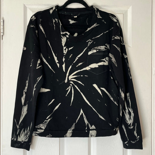 POL Tie-Dye Lightweight Pocket Sweatshirt - Size S