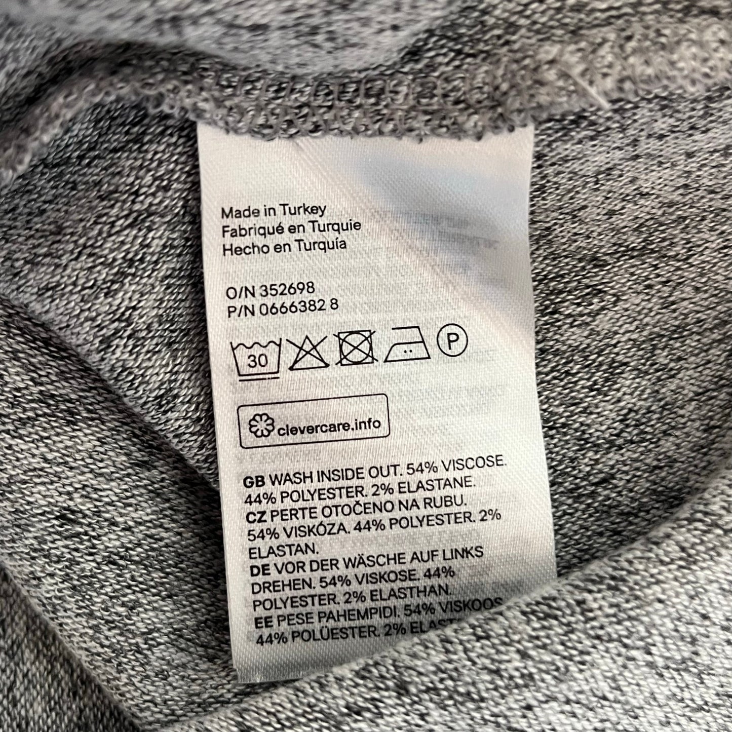 H&M Gray Heather Dolman Sleeve Sweater - Size S