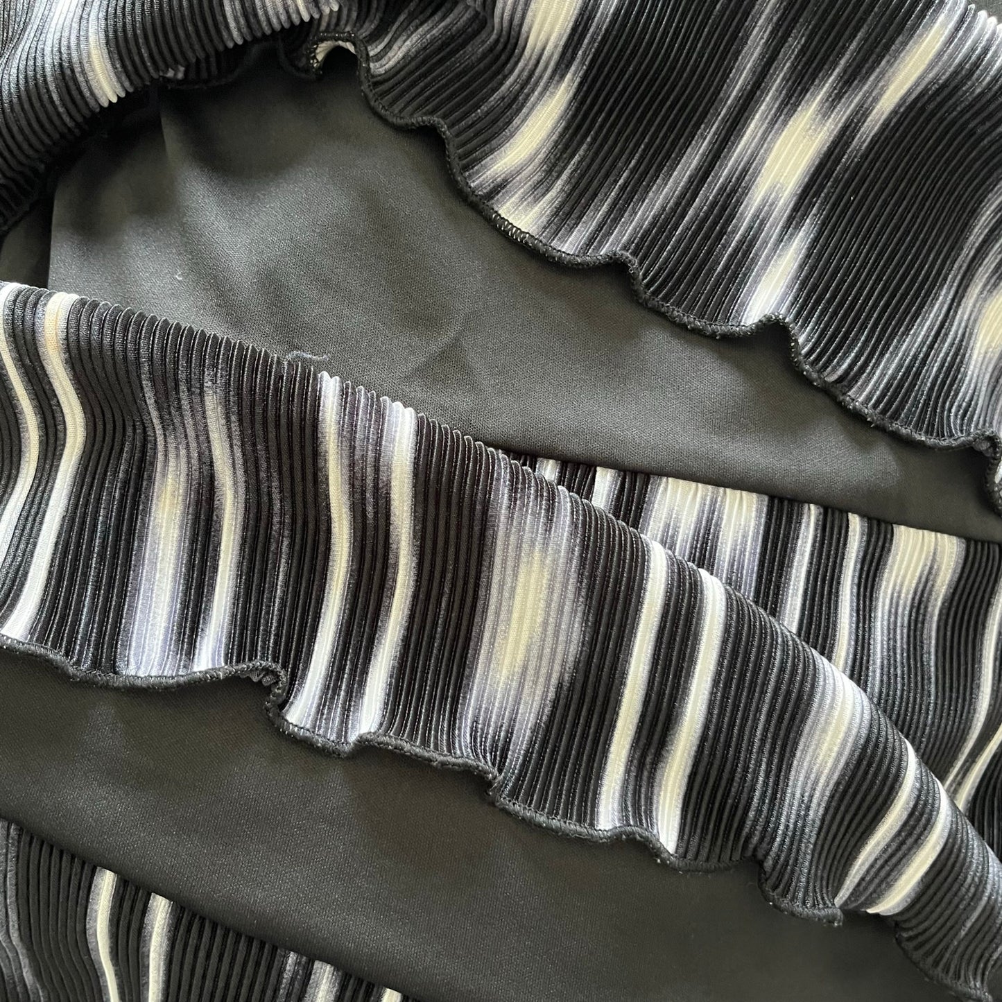 Brittany Black Tiered Top - Size UNKNOWN
