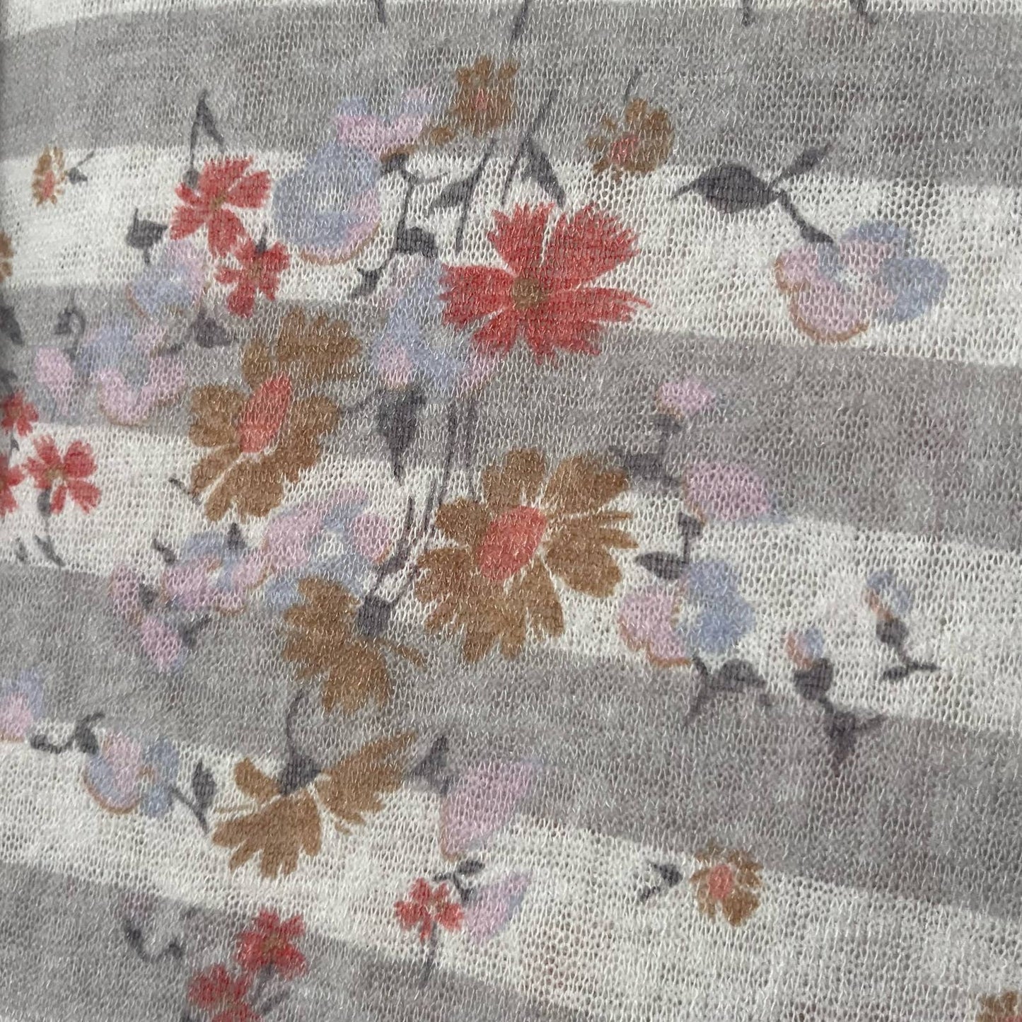 LC Lauren Conrad Floral Striped Sweater - Size S