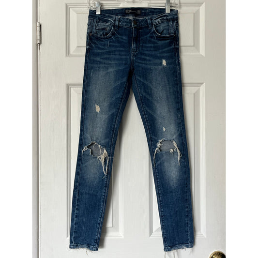 Zara Trafaluc Distressed Skinny Jeans - Size 4