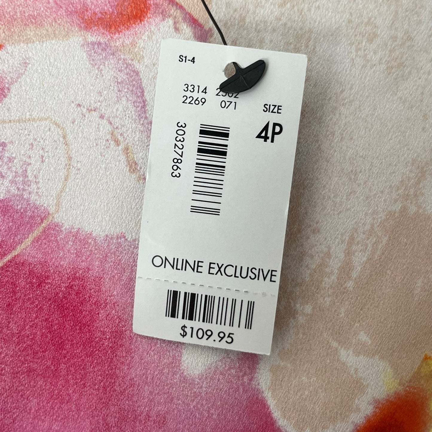 The Limited Floral Watercolor Dress - Size 4P