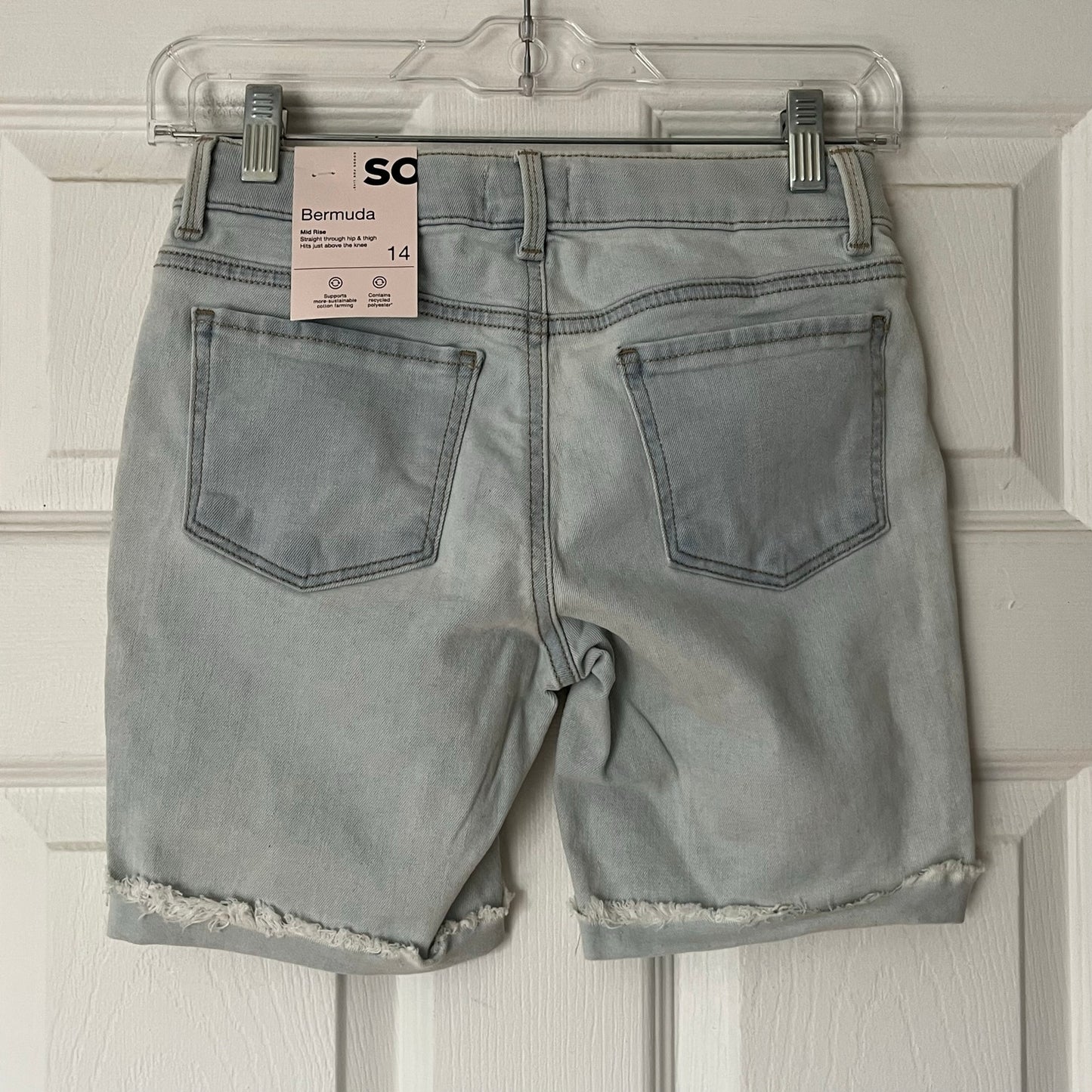SO Crochet Accent Cutoff Shorts - Size 14 - NWT