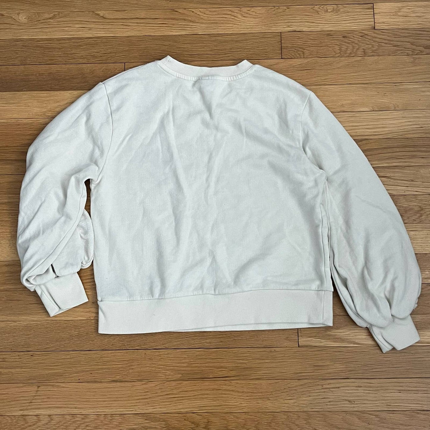 Who What Wear Ruffle Sleeve Sweatshirt - Size M